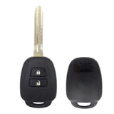 Remote Car Key Blank 2 Button Replacement Shell/Case/Enclosure To Suit Toyota Rav4