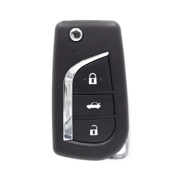 3 Button TOY48 Flip Key Housing to suit Toyota