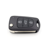 To Suit Hyundai i30 i20 Elantra 3 Button Flip Key Replacement Remote Case/Shell/Blank