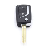 Remote Car Flip Key Blank 2 Button Shell/Case/Enclosure To Suit Toyota Corolla