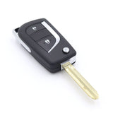 Remote Car Flip Key Blank 2 Button Shell/Case/Enclosure To Suit Toyota Corolla