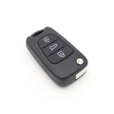 To Suit Hyundai i30 i20 Elantra 3 Button Flip Key Replacement Remote Case/Shell/Blank