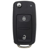 To Suit Volkswagen Beetle Golf GTI Polo Jetta Passat 2 Button Uncut Key