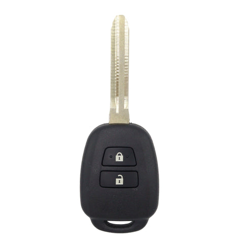 Remote Car Key Blank 2 Button Replacement Shell/Case/Enclosure To Suit Toyota Rav4