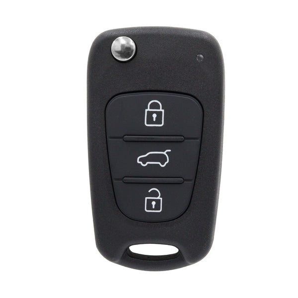 To Suit Hyundai i30 i20 Elantra 3 Button Flip Key Replacement Remote C ...
