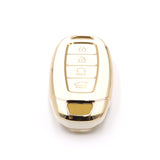 4 Button White Car Key Cover To Suit Hyundai i30
