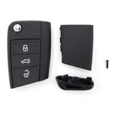 Replacement Blank Car Key/Shell/Case To Suit Volkswagen