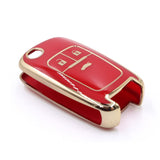 3 Button Red Car Key Cover To Suit Holden