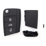 Replacement Blank Car Key/Case/Shell/To Suit Volkswagen