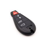 4 Button Replacement Car Key Shell To Suit Jeep, Dodge, Chrysler