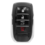 4 Button Smart Key Housing to suit Toyota