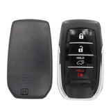 4 Button Smart Key Housing to suit Toyota