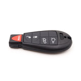 4 Button Replacement Car Key Shell To Suit Jeep, Dodge, Chrysler