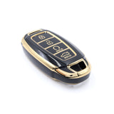 4 Button Black Car Key Cover To Suit Hyundai i30