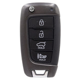 4 Button Car Key Replacement Shell To Suit Hyundai i30N, Kona N, Tucson