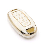 4 Button White Car Key Cover To Suit Hyundai i30