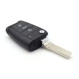 Replacement Blank Car Key/Shell/Case To Suit Volkswagen