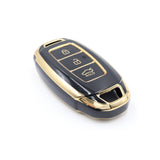 3 Button Black Car Key Cover To Suit Hyundai i30