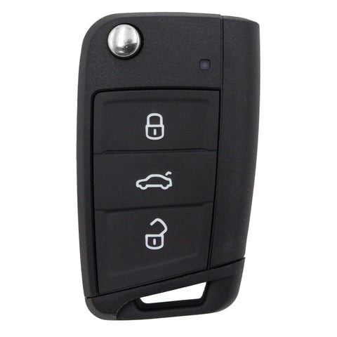 Replacement Blank Car Key/Shell/Case To Suit Volkswagen