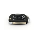 To Suit Hyundai HYN14R 3 Button Flip Key Remote Case/Shell