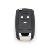 To Suit Holden Barina/Cruze/Trax 3 Button Remote Flip Key Blank Shell/Case/Enclosure