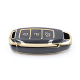 3 Button Black Car Key Cover To Suit Hyundai i30