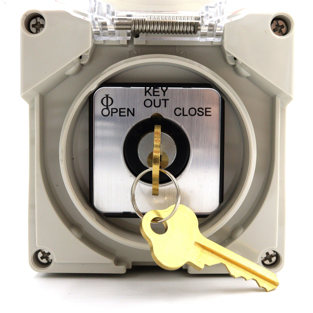 Power Roller Key Roller Door Key Switch Outdoor Water Resistant Surface Mount 3 Position ...