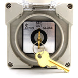 Roller Door Key Switch Outdoor Water Resistant Surface Mount 3 Position