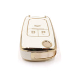 3 Button White Car Key Cover To Suit Holden