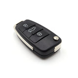 3 Button HU66 433MHz Flip Key to suit Audi A3/S3/TT