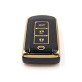 3 Button Black Car Key Cover To Suit Mitsubishi Outlander