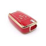 3 Button Red Car Key Cover To Suit Holden