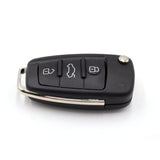 3 Button HU66 433MHz Flip Key to suit Audi A2/A3/A4/A5 (Not Prox)