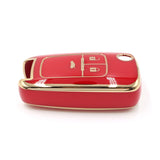 3 Button Red Car Key Cover To Suit Holden