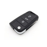 Replacement Blank Car Key/Shell/Case To Suit Volkswagen