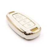 4 Button White Car Key Cover To Suit Hyundai i30