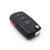 Complete Remote Keyless Flip Key To Suit Audi A8, S8 2003-2009 220M/220D