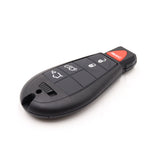 4 Button Replacement Car Key Shell To Suit Jeep, Dodge, Chrysler