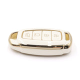 4 Button White Car Key Cover To Suit Hyundai i30
