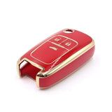 3 Button Red Car Key Cover To Suit Holden