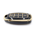 4 Button Black Car Key Cover To Suit Hyundai i30