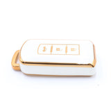 3 Button White Car Key Cover To Suit Mitsubishi Outlander