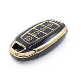 4 Button Black Car Key Cover To Suit Hyundai i30