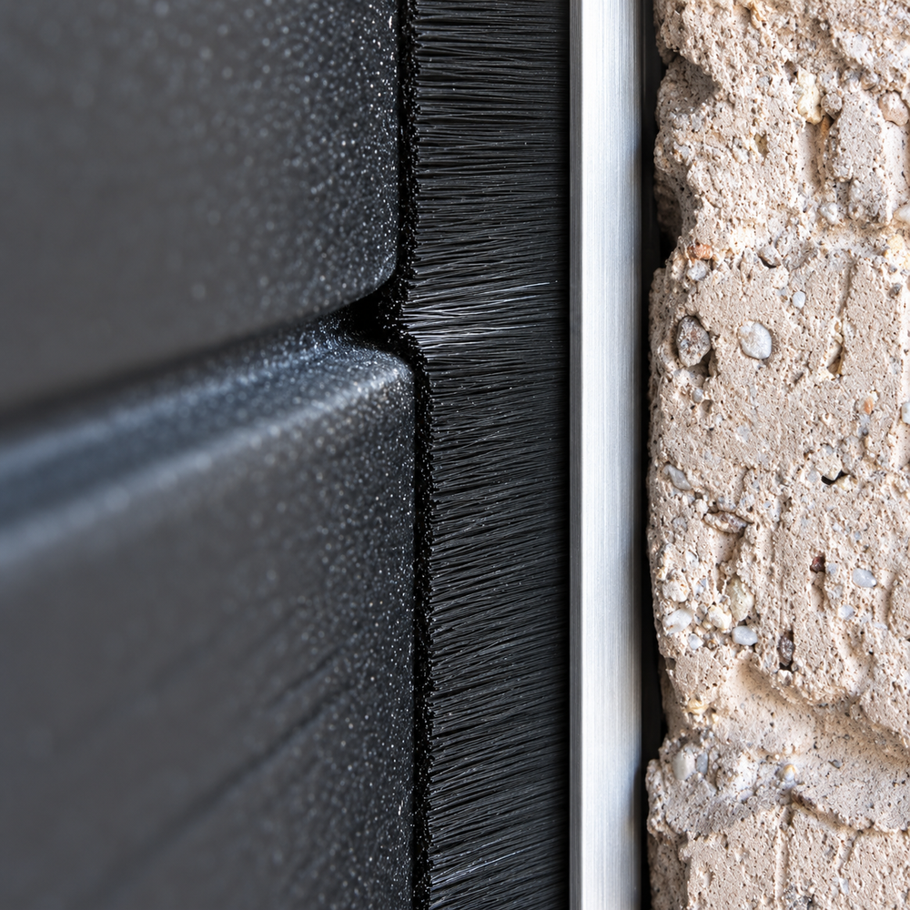 Flame Retardant Garage Door Brush Jamb Seal - 25mm Brush
