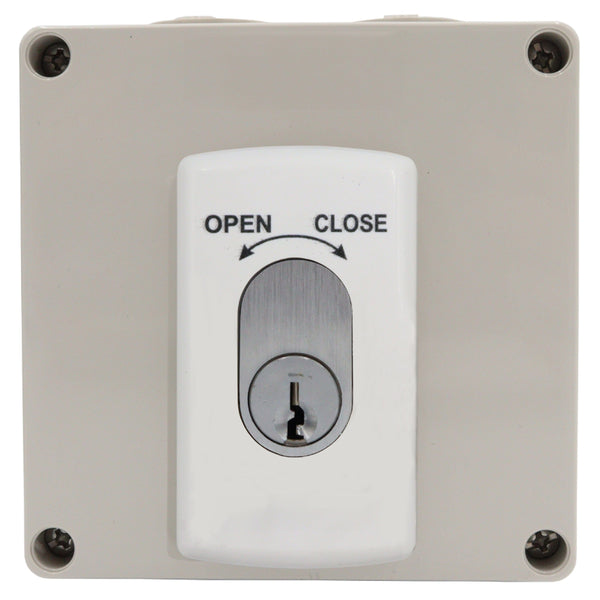 Roller Door Key Switch Outdoor Surface Mount 3 Position