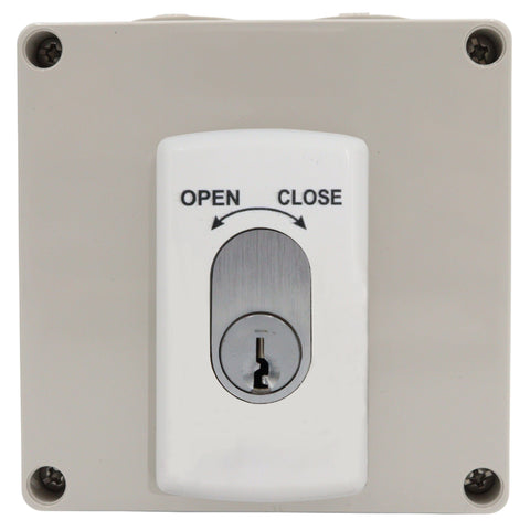 Roller Door Key Switch Outdoor Surface Mount 3 Position