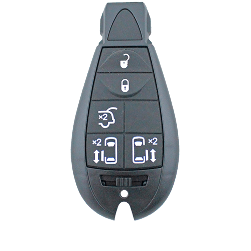 Automotive > Key > Housing - To Suit Chrysler Voyager 2008 - 2014 5 Button Key Remote Case/Shell/Blank/Enclosure