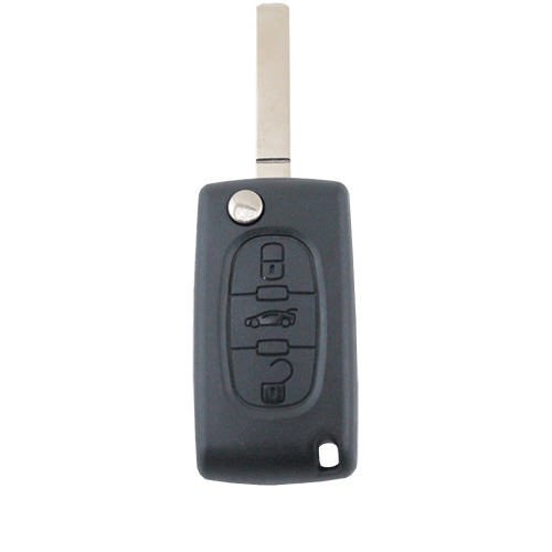 Automotive > Key > Housing - To Suit Citroen C2/C3/C4/C5/C6/C8 3 Button Remote Flip Key Blank Shell/Case/Enclosure