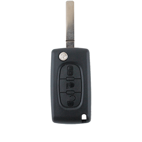 Automotive > Key > Housing - To Suit Citroen C2 C3 C4 C5 C6 C8 3 Button Remote Flip Key Blank Shell/Case/Enclosure