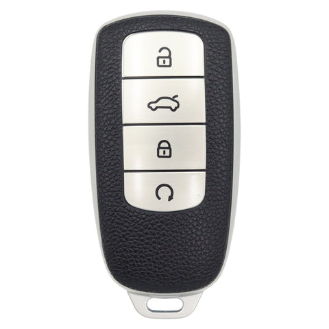 Leather-Like Silver Car Key Sleeve to suit Chery Omoda 5